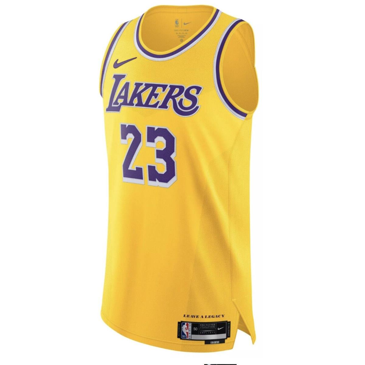 Lebron James Lakers Nike Vaporknit Gameday Jersey Size Mens 48