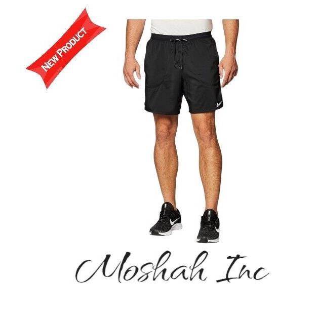 Nike Men`s 7 2-in-1 Flex Stride Running Shorts X-large Black Small