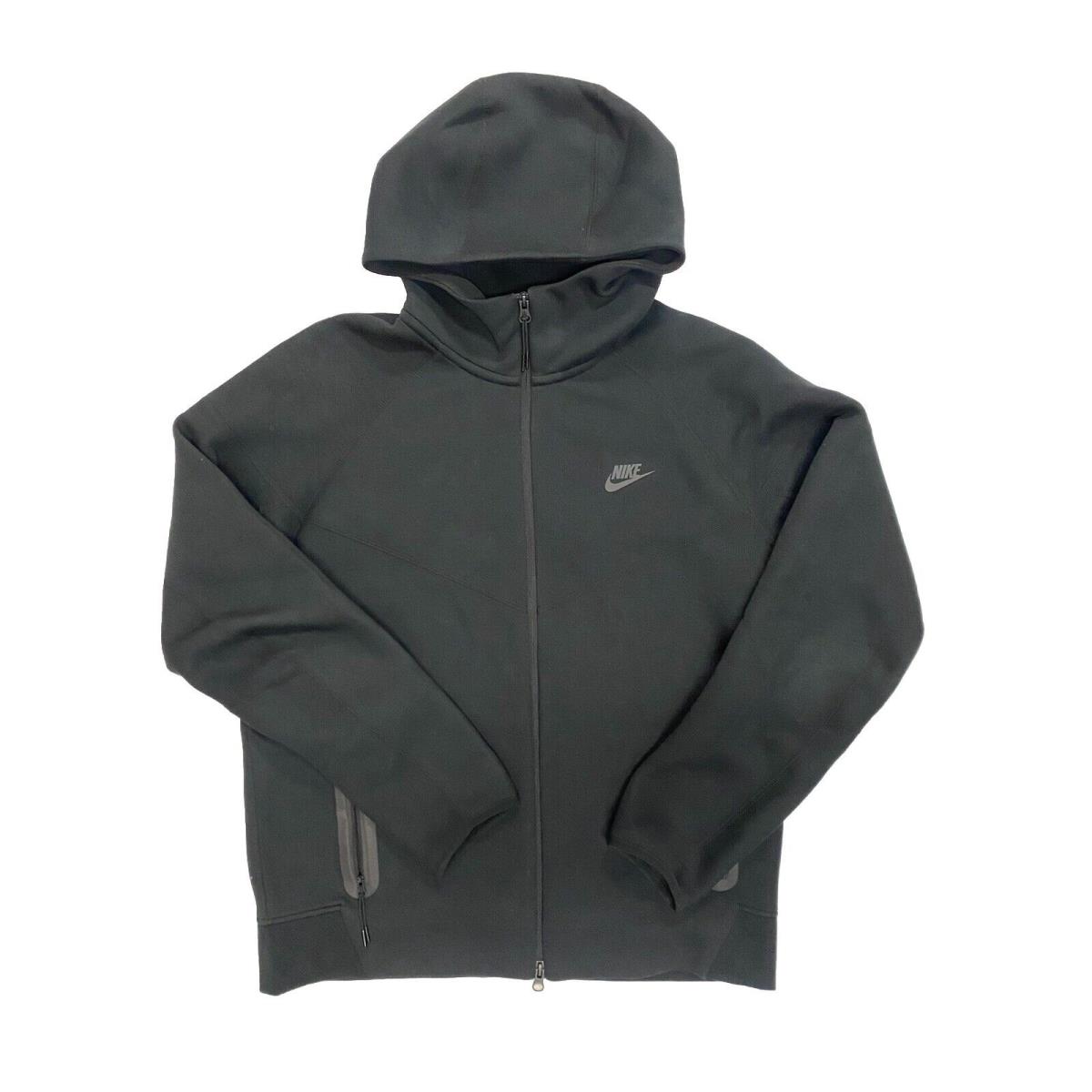 Nike Sportswear Tech Fleece Hoodie Triple Black FB7921-010 Men`s Size Large