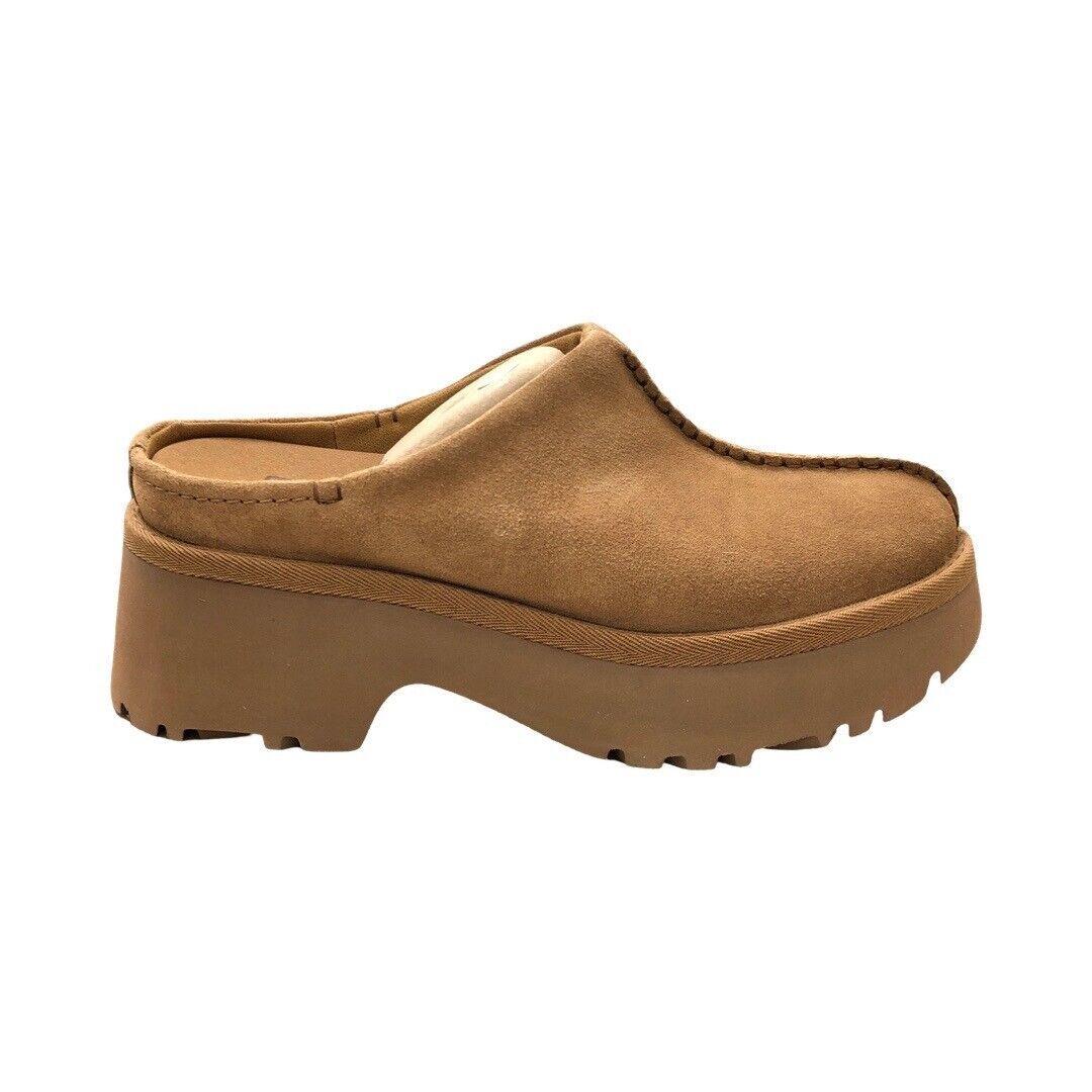 Ugg Women`s Heights Clog Sand Suede Shoes 1152731 - Sand