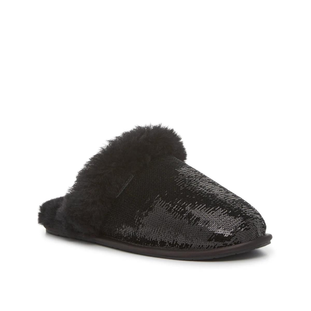 Woman`s Slippers Ugg Scuffette II Mirror Ball Slipper - Black