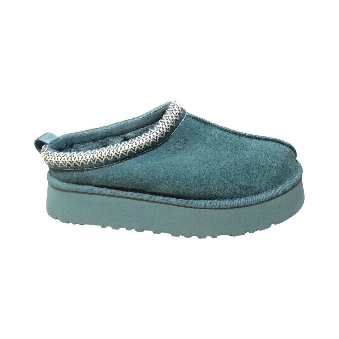 Ugg Tazz Deep Ice Platform Womens Shoes 1122553 Slippers Suede - Deep Ice