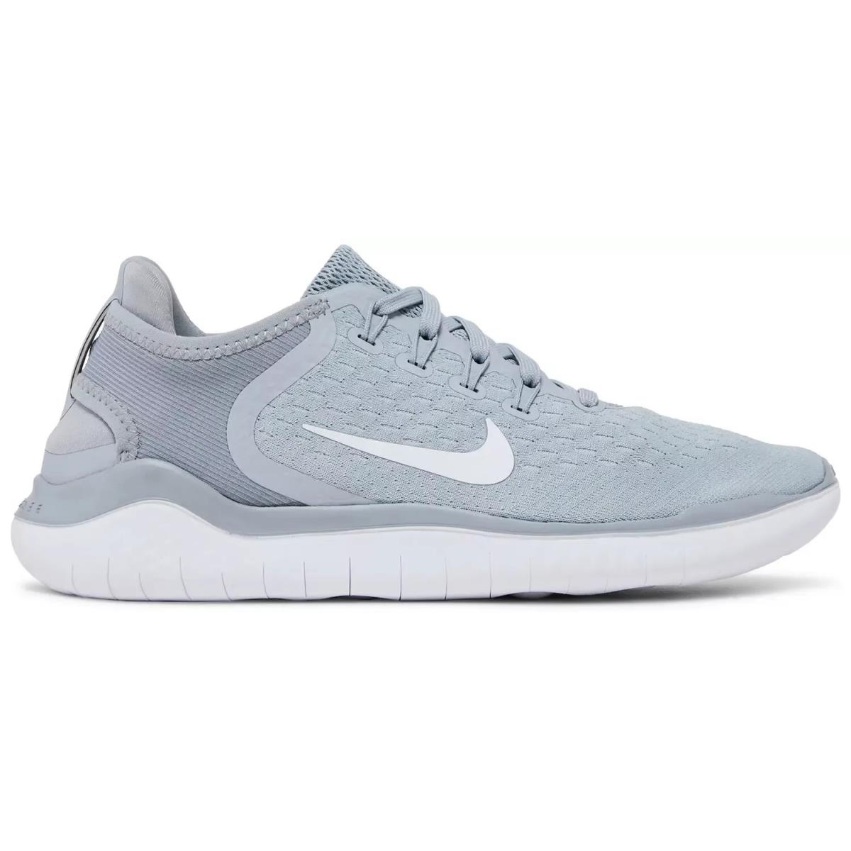 Nike Womens Free RN 2018 Running Shoes 942837 003 - WOLG GREY WHITE WHITE VOLT