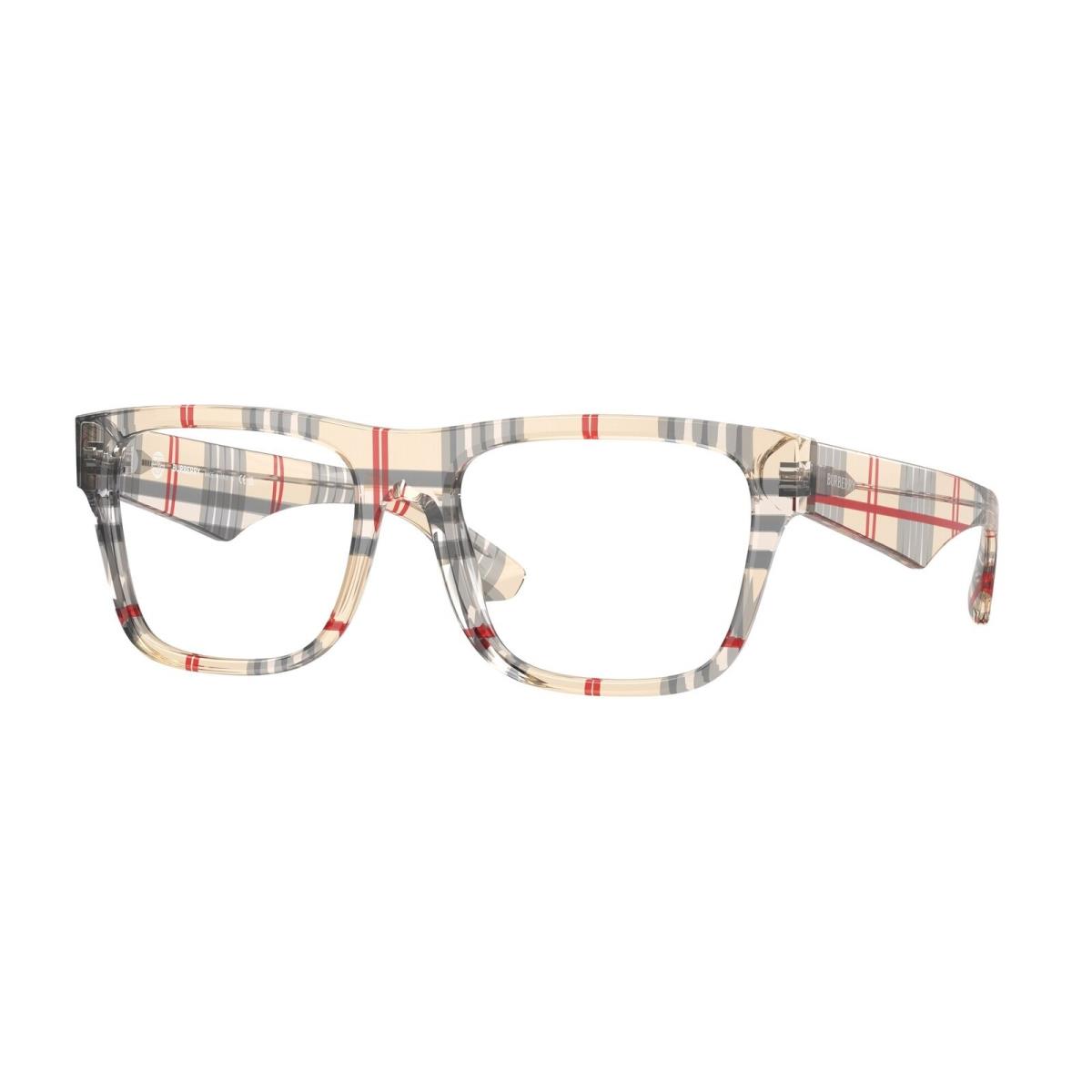 Burberry BE2411 4122 Vintage Check Demo Lens 53 mm Men`s Eyeglasses