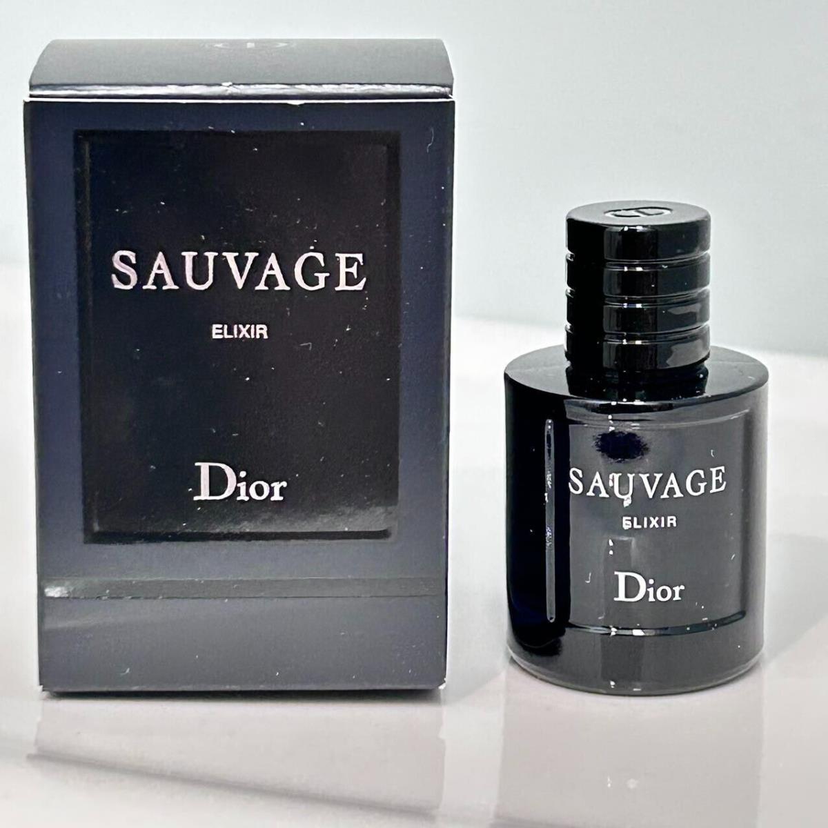 Dior Sauvage Elixir Parfum Concentre For Men Splash Mini 0.25 oz/7.5 ml