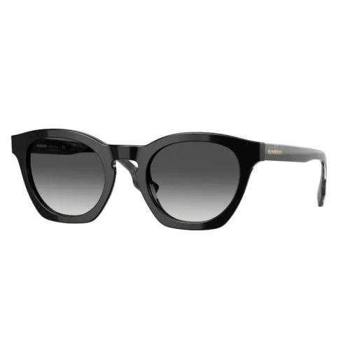 Burberry Yvette BE4367 39808G Sunglasses Women`s Black/grey Gradient 49mm