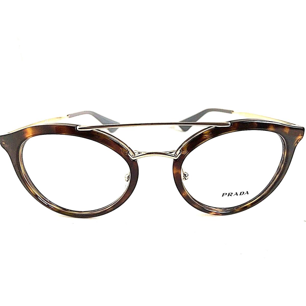 Prada Vpr 1T5 AU2-1O1 50mm Round Men`s Women`s Eyeglasses Frame D