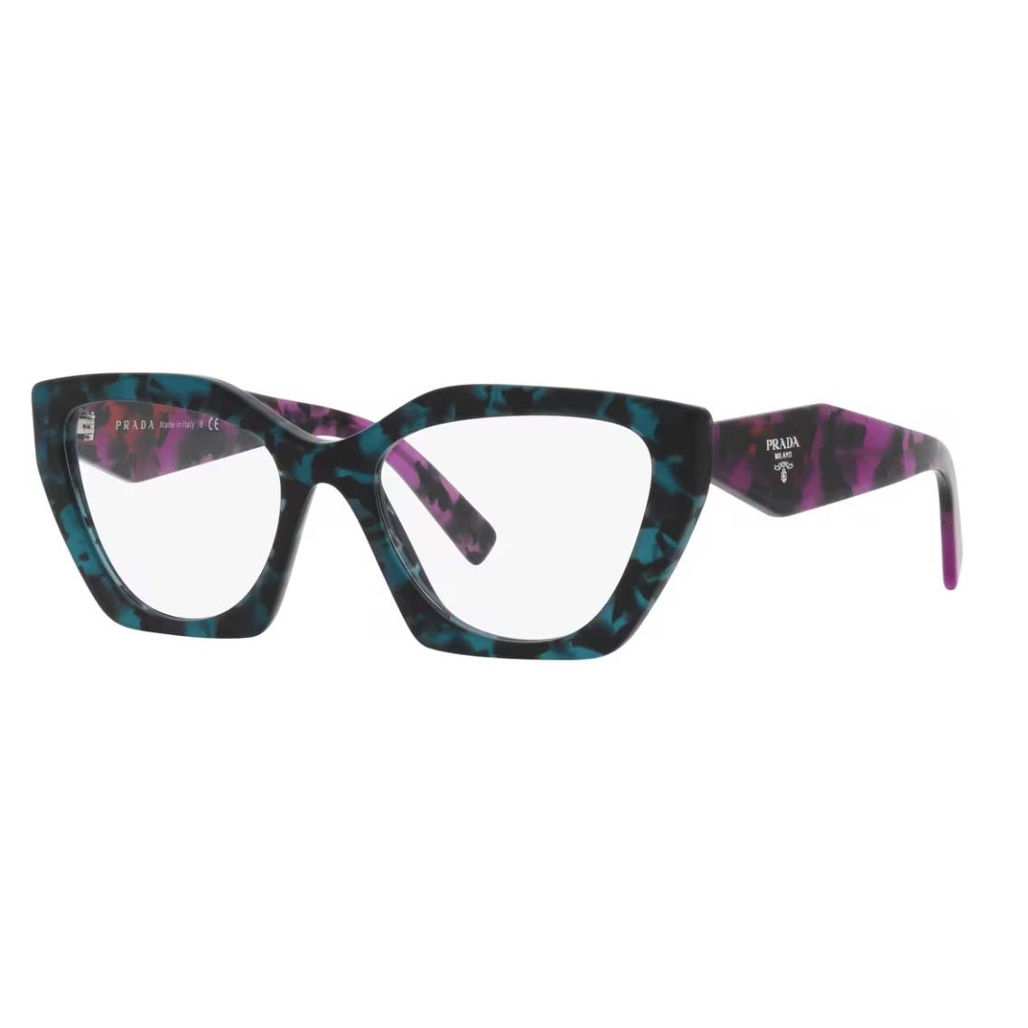 Prada PR 09YV 06Z1O1 Teal Tortoise Green Women`s 54 mm Eyeglasses