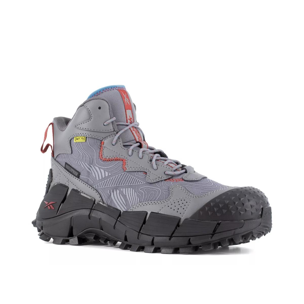 Man`s Boots Reebok Work Zig Kinetica Edge II Composite Toe Work Boot - Grey