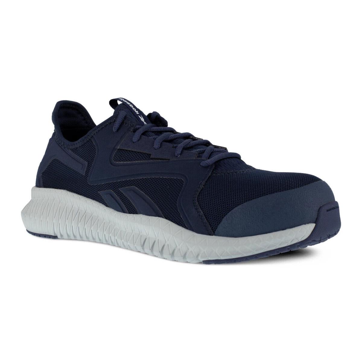 Reebok Work Flexagon 3.0 RB4066 Sneakers Men`s US 7 Navy Athletic Shoes ZPO283 - Blue