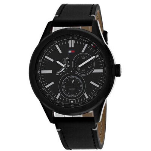 Tommy Hilfiger Men`s Austin Black Dial Watch - 1791638