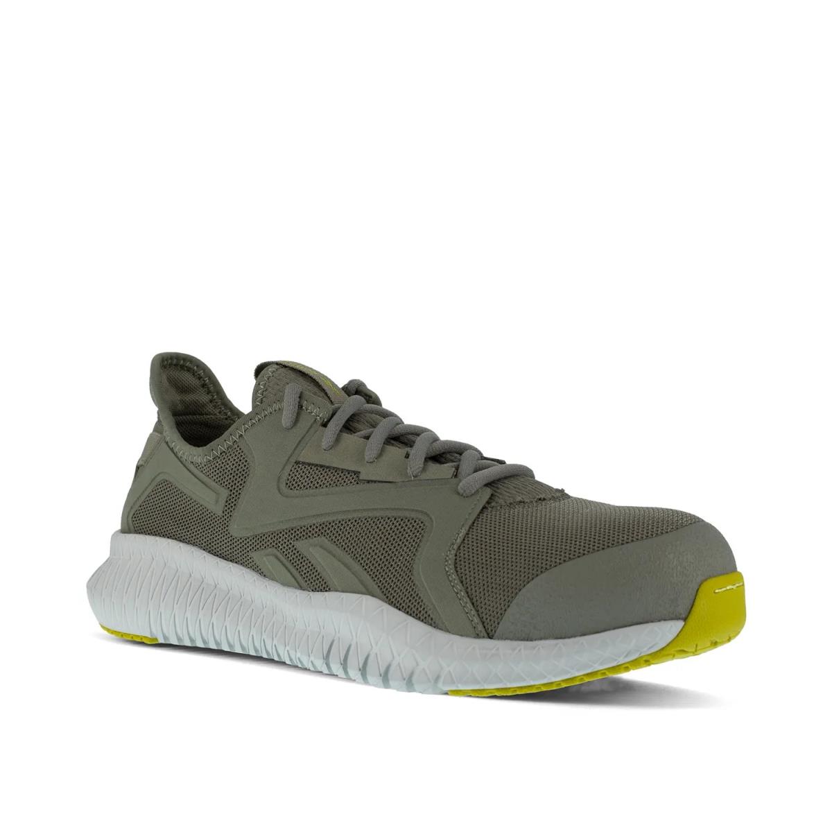 Man`s Shoes Reebok Work Flexagon 3.0 Composite Toe Work Sneaker - Grey