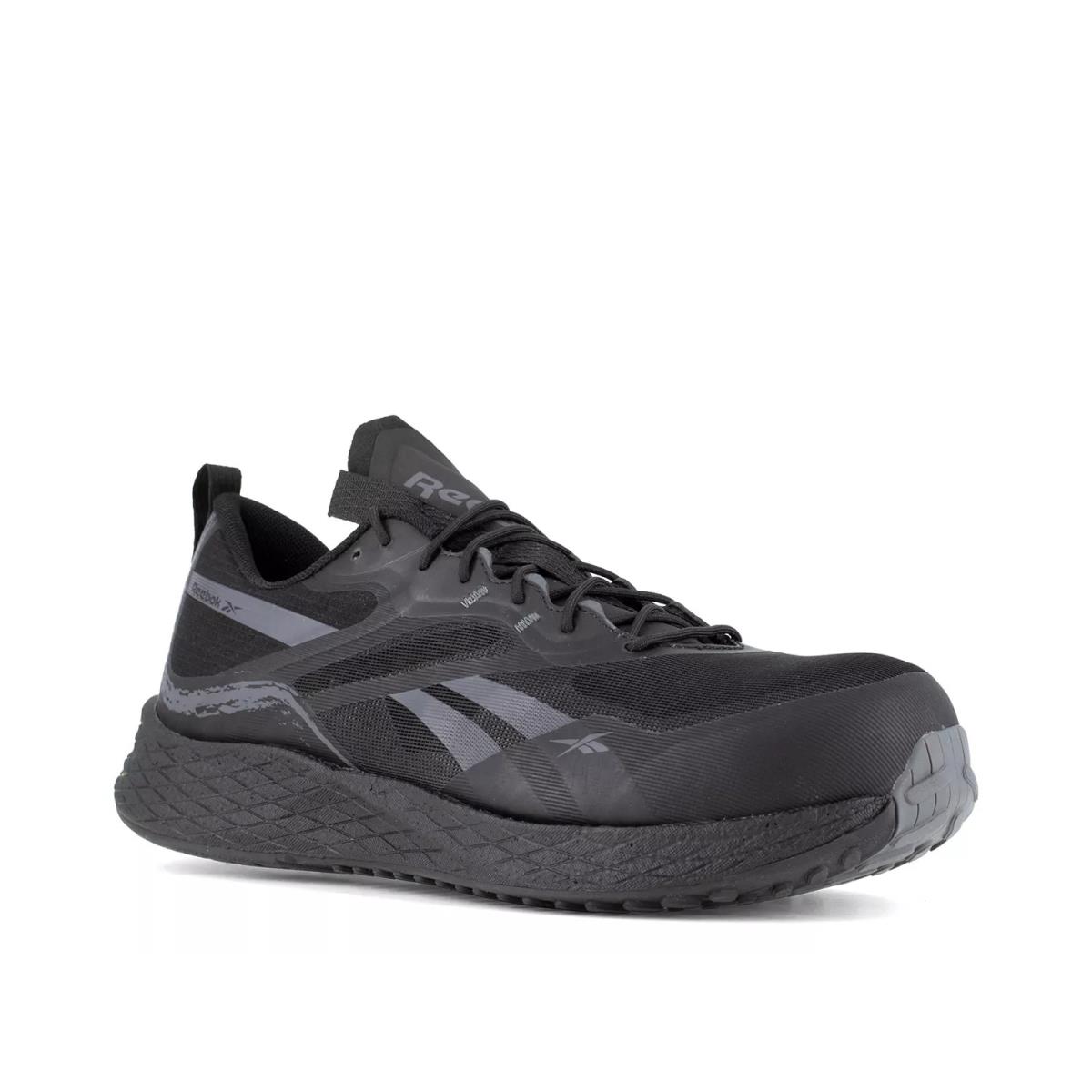 Man`s Shoes Reebok Work Floatride Energy 3 Adventure Composite Toe Work Sneaker - Black