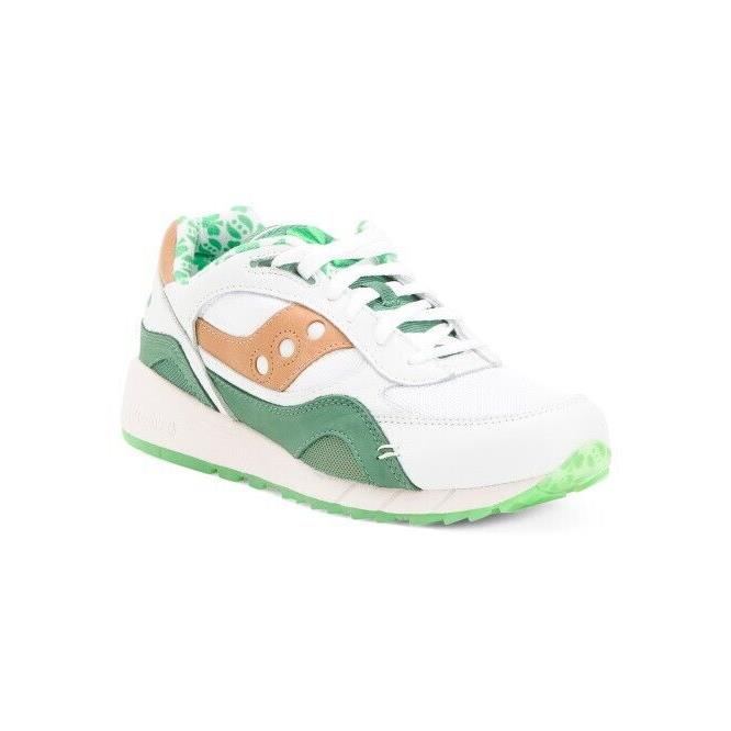 Saucony Shadow 6000 `shamrock` Style S70732-1 Men`s Size 11 - White/Green