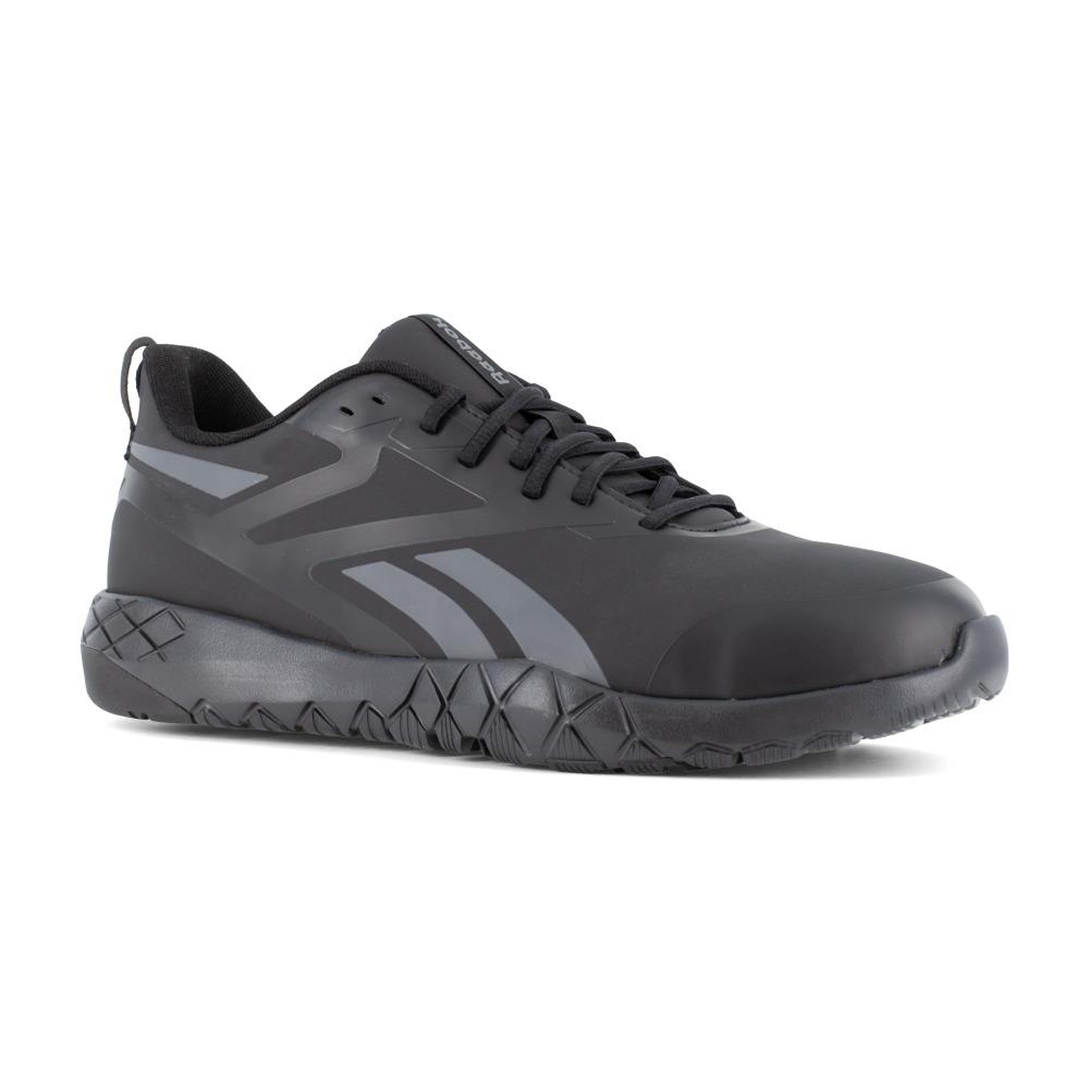 Reebok Work Men`s Flexagon Force XL Composite Toe Athletic Work Shoe Black - RB5 - Black