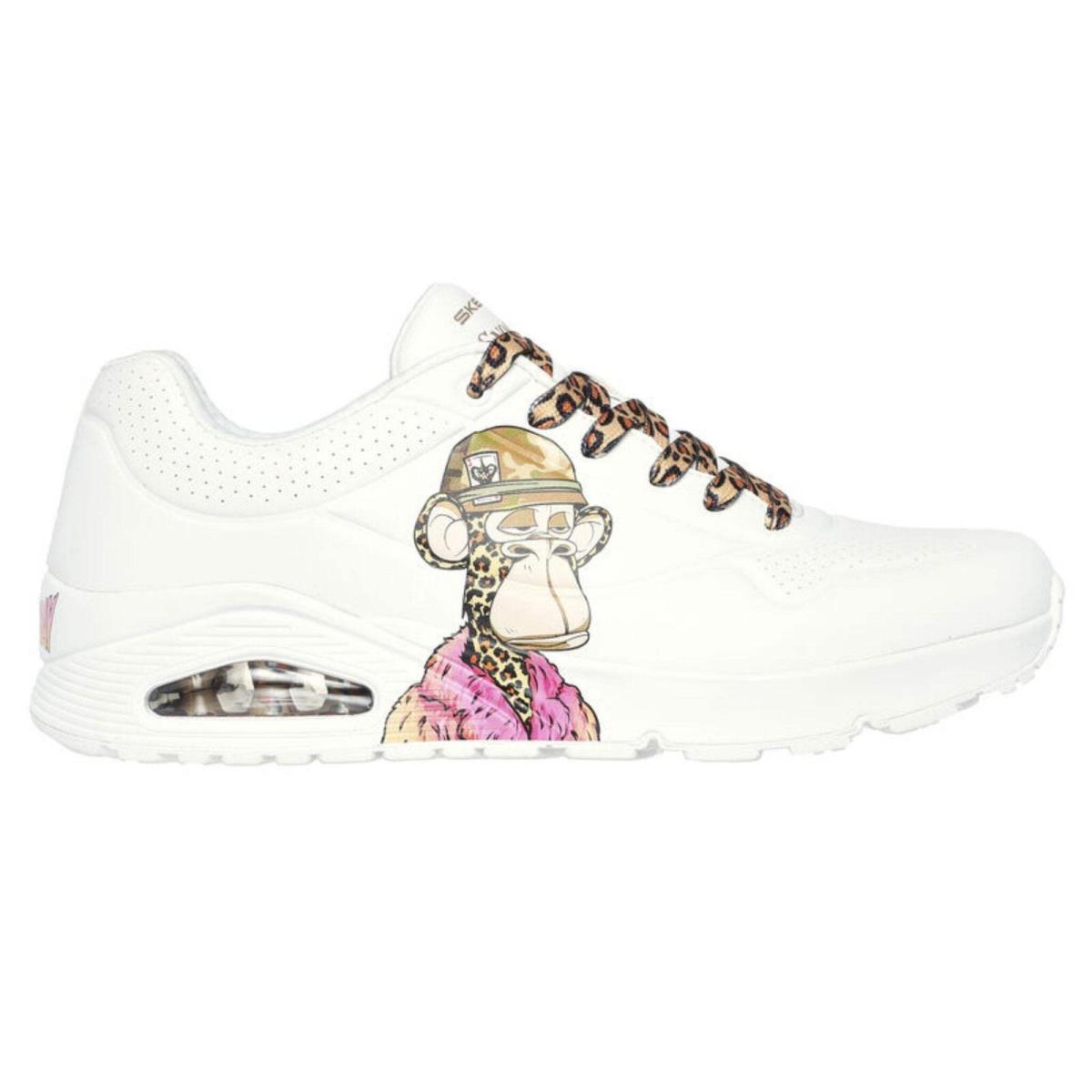 Skechers Men`s 251014 Snoop Dogg Uno- Dr. Bombay White Casual Shoes - White, Exterior: White