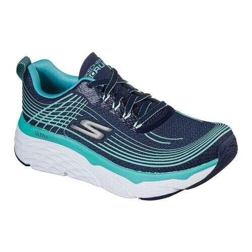 Skechers Z7167 Womens Navy Max Cushioning Elite Running Shoe Size 7.5 M