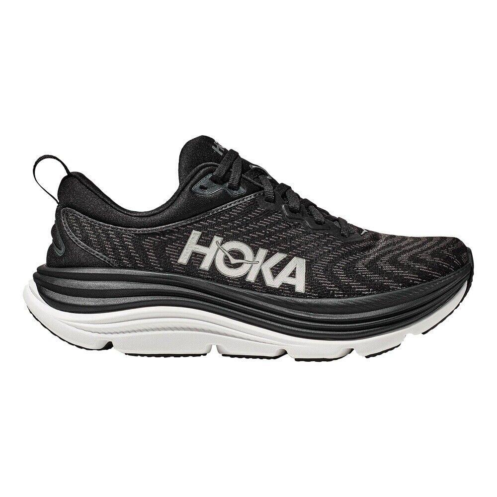 Women`s Hoka Gaviota 5 Black White Various Wide Sizes