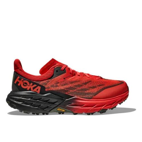 Hoka One One Speedgoat 5 Gtx 1127912-FTHY Men 11.5 Red Trail Running Shoe TF2069