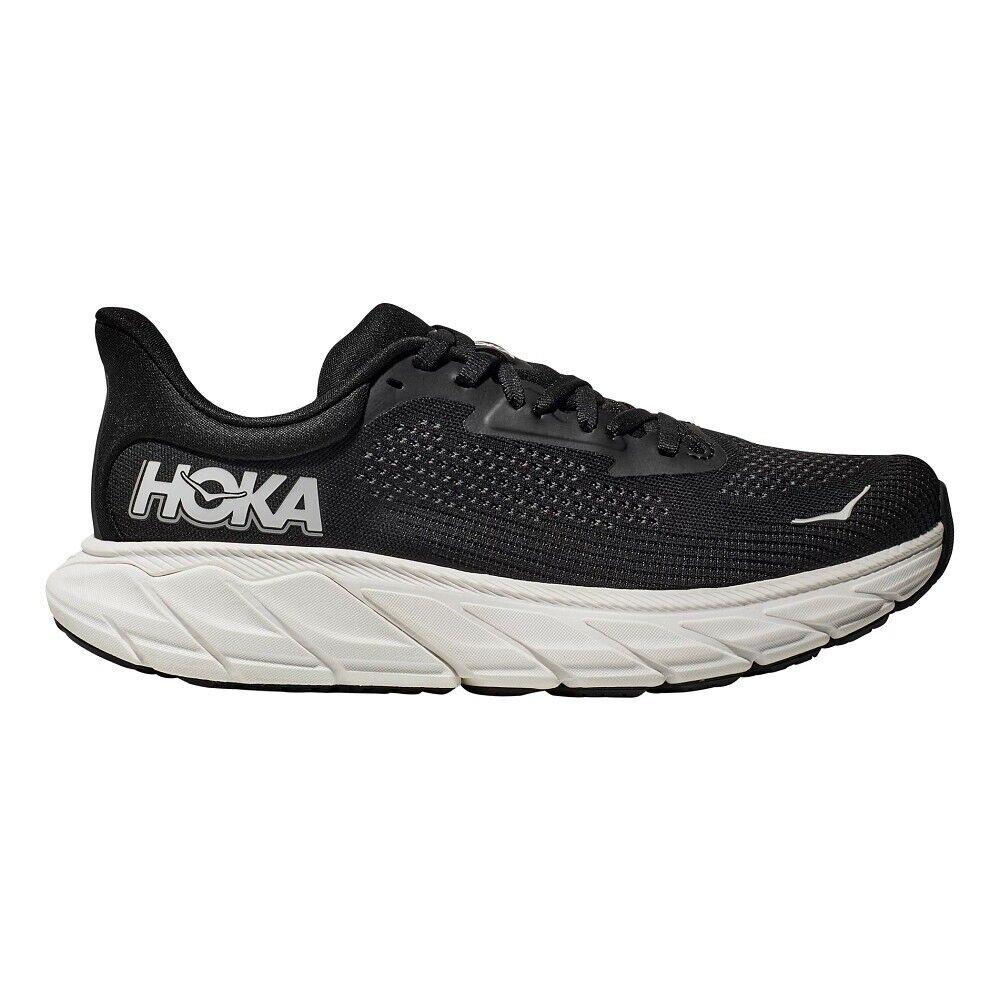 Women`s Hoka Arahi 7 Black White Various Wide Sizes