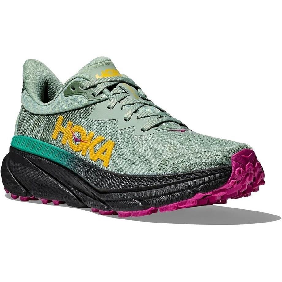 Women`s Hoka Challenger 7 Aloe Vera Black Various Sizes