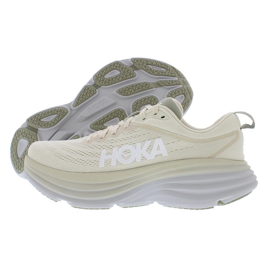 Hoka Bondi 8 Mens Shoes Size 8 Color: Oat Milk/barley