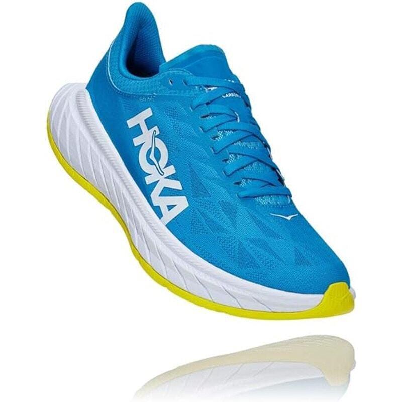 Hoka One One Carbon X 2 Diva Blue/citrus Size 11.5 D M Men