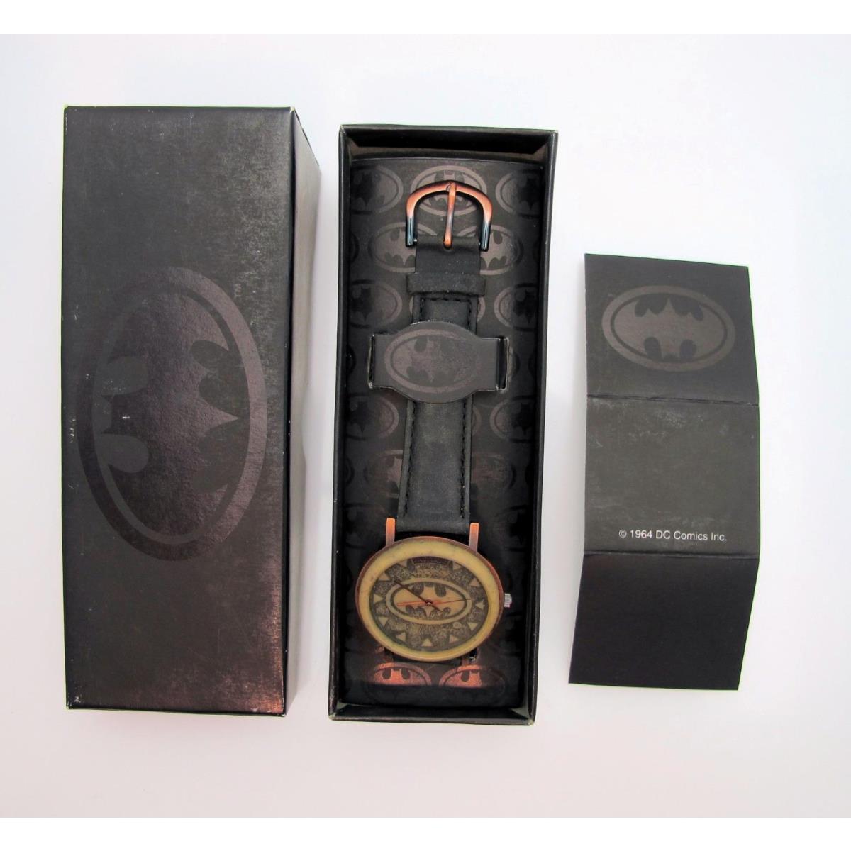 Vintage Fossil Batman Warner Brothers Studio Ceramic Watch Hard to Find