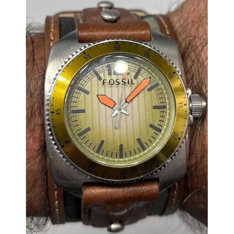 Limited Edition Rare Mens Fossil de Hombre Marca Fossil