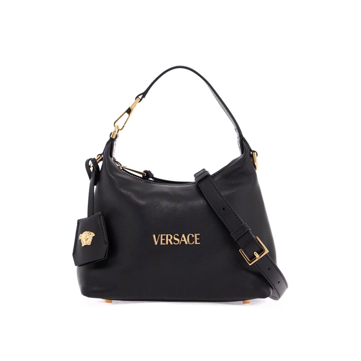 Versace Nappa Leather Hobo Bag