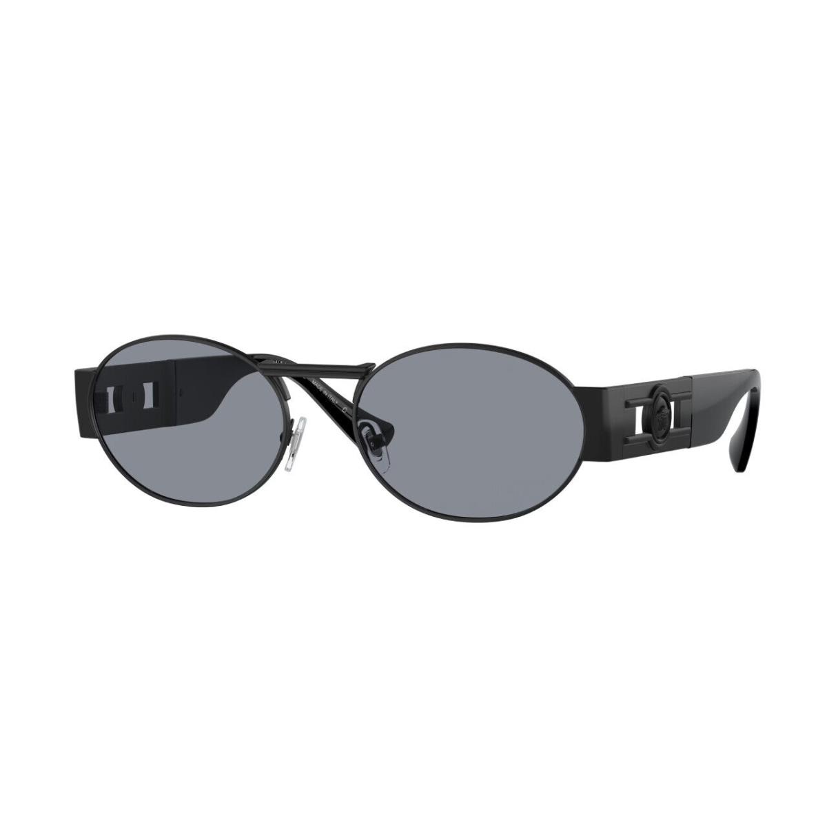 Versace VE2264 1261/1 Matte Black/gray Sunglasses DA