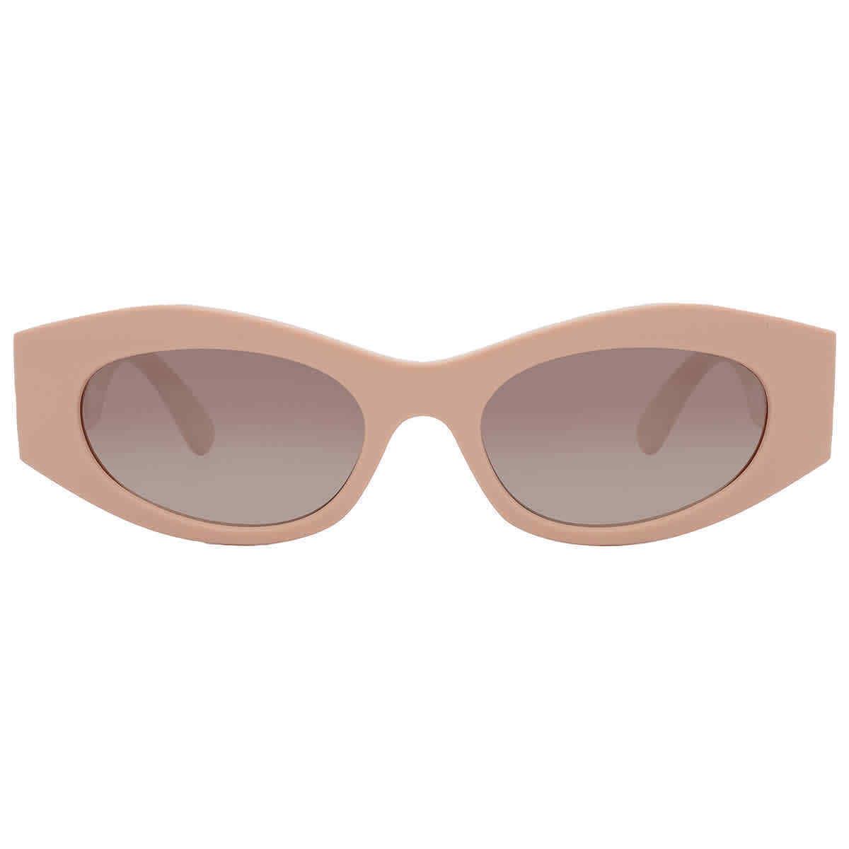 Brown Gradient Grey Mirror Silver Cat Eye Ladies Sunglasses VE4480U by Versace