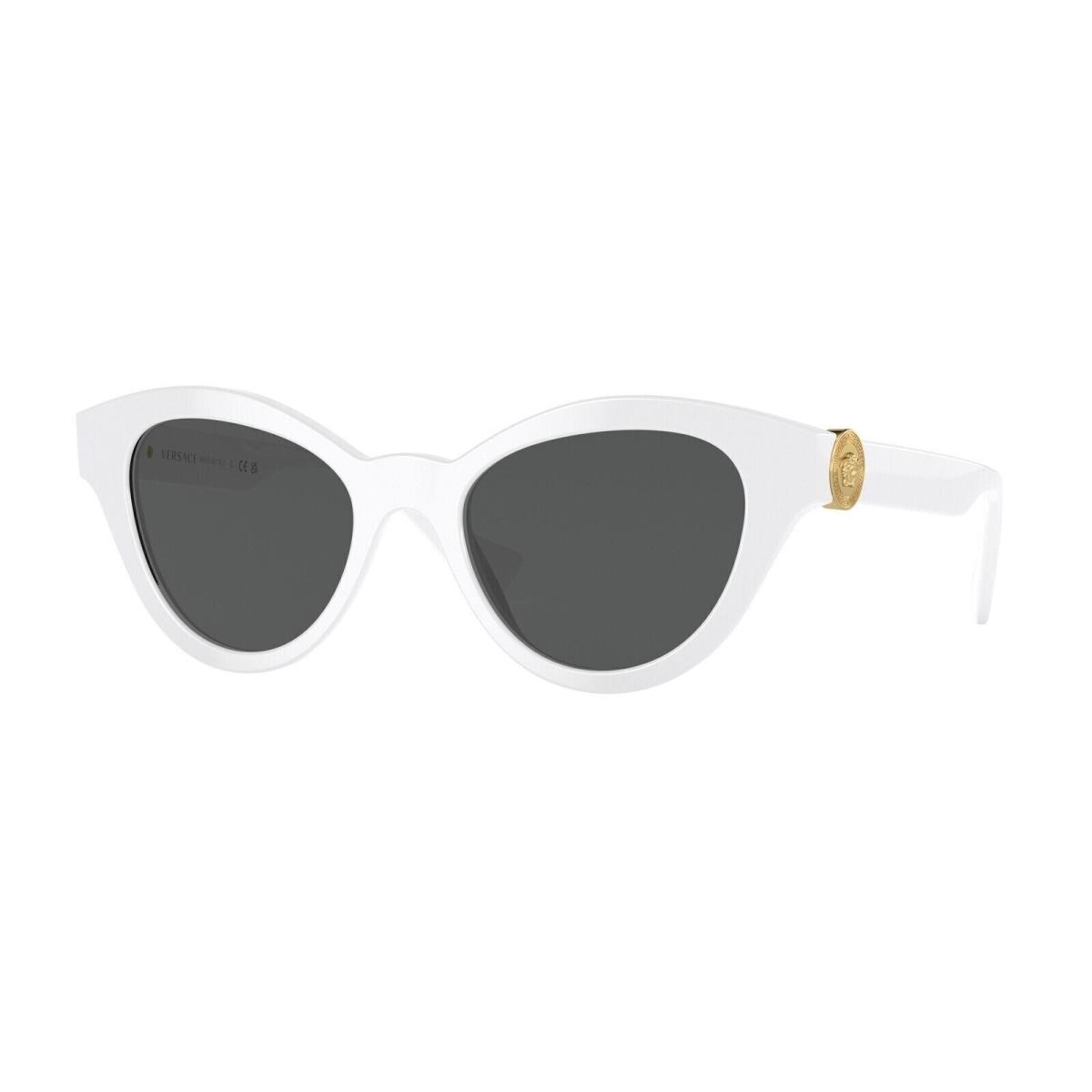Women`s VE4435 314/87 52 Fashion 52mm Optical White Sunglasses by Versace