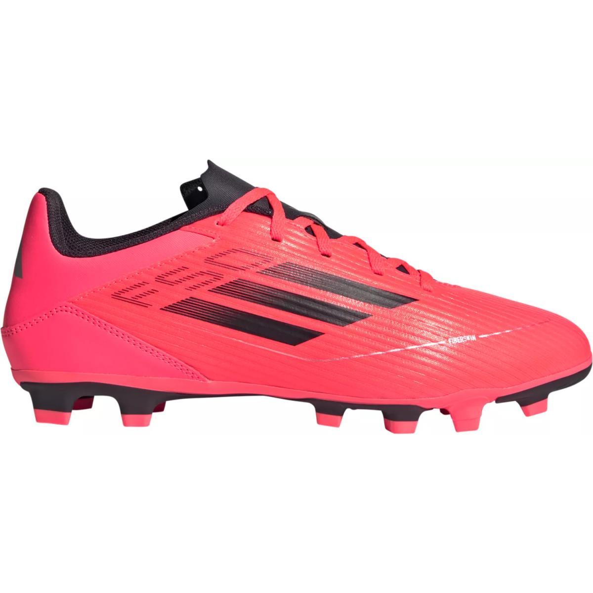 Mens Adidas F50 Club Fxg Red Black Fiberskin Soccer Cleats