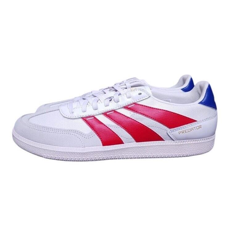 Adidas Predator Freestyle Casual Soccer Shoes Mens 11 White Scarlet Royal Sz 11