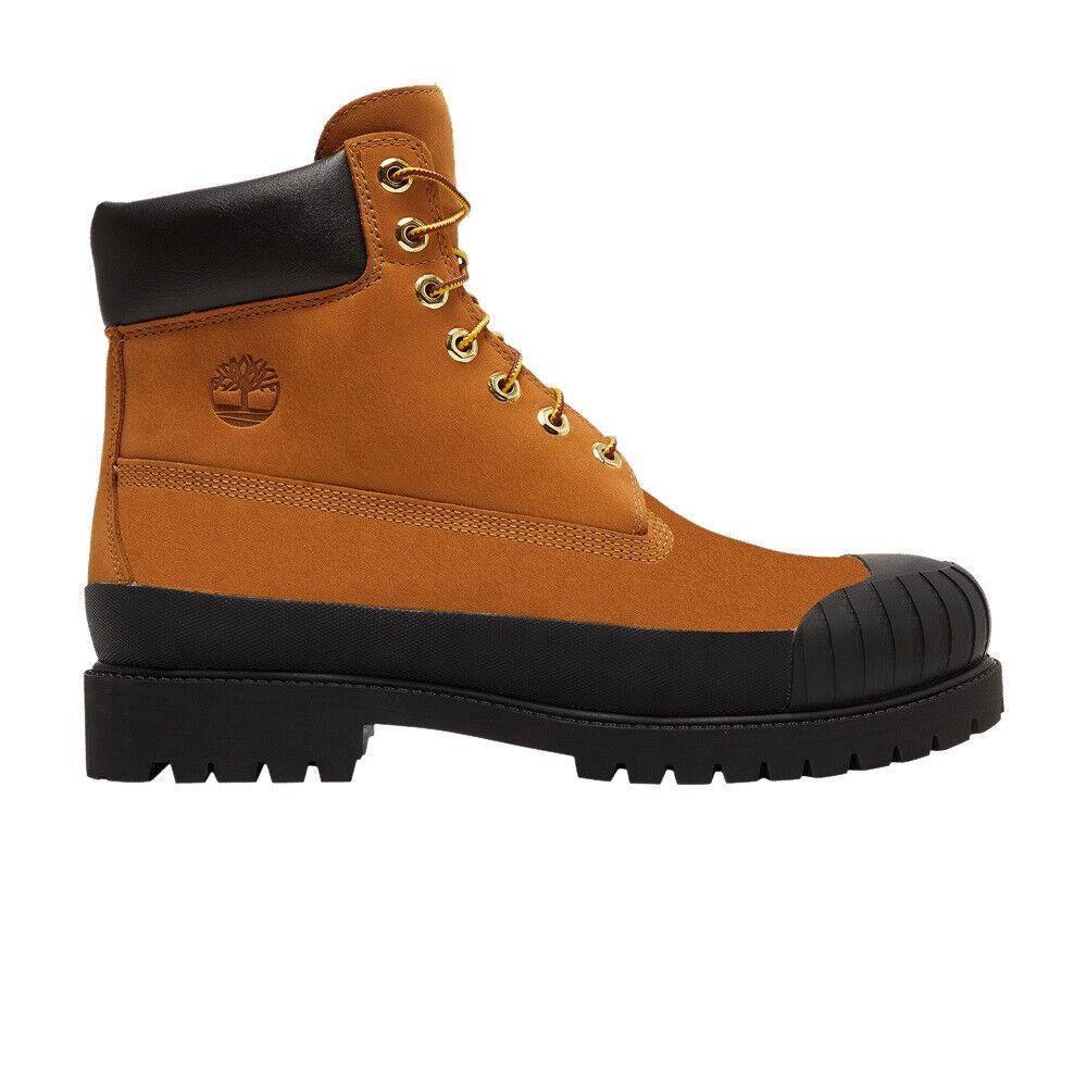 Men`s Timberland 6 In. Premium Rubber Toe Boot Wheat Nubuck TB0A2Q41 231