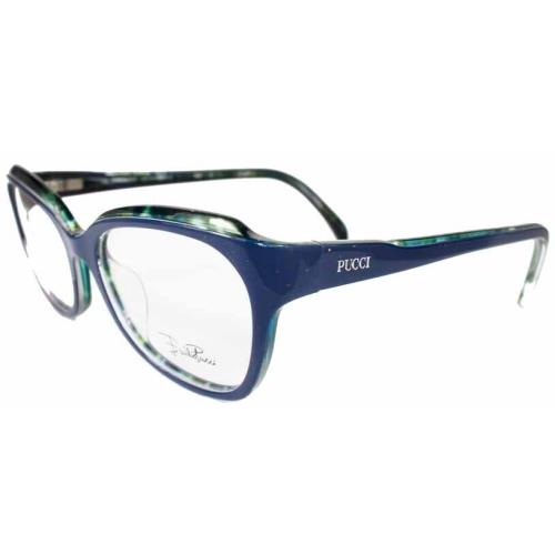 Newt 100%AUTHENTIC Emilio Pucci EP2668 400 Green Blu Eyeglasses 51 17 135