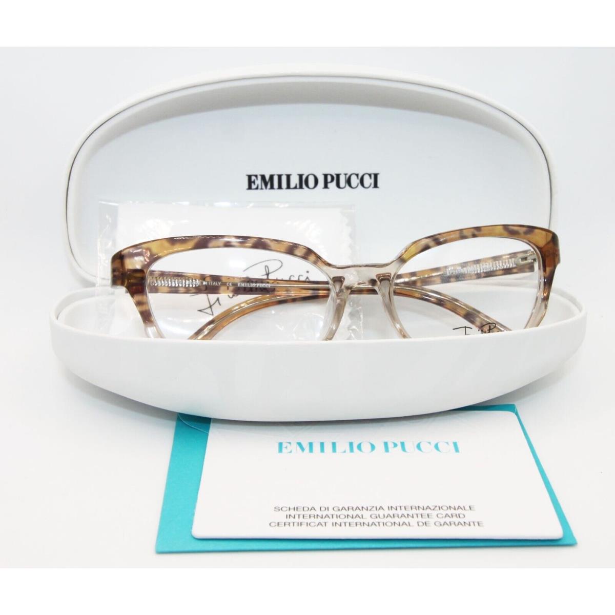 NEWT100%AUTH Emilio Pucci EP 2657 903 Havana Cat Eye Eyeglasses W Bag 51 16 130