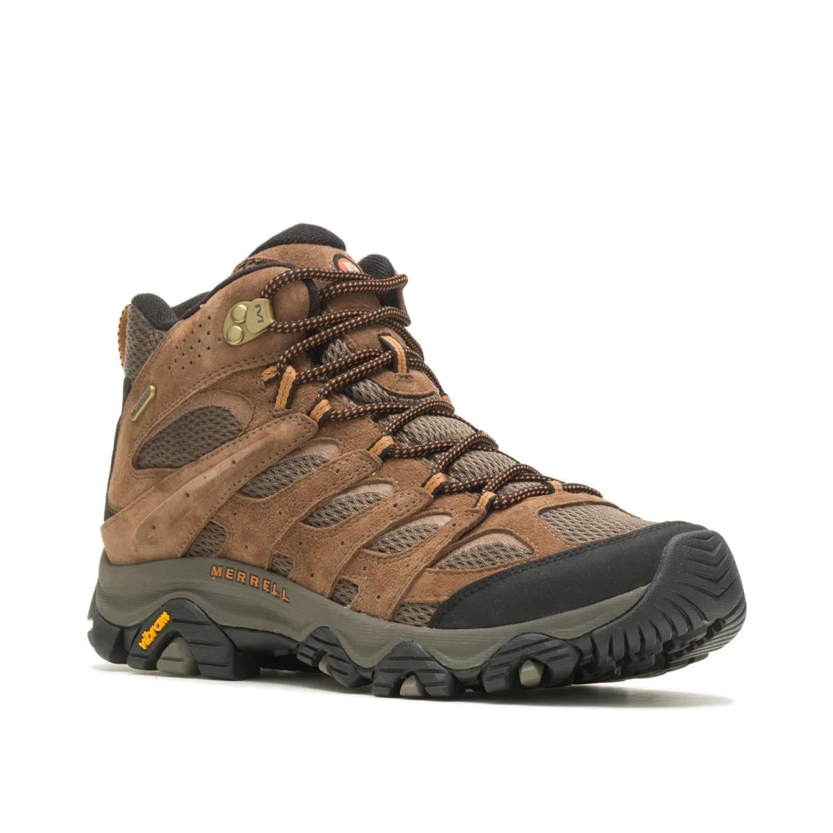 Man`s Boots Merrell Moab 3 Waterproof Hiking Boot - Cognac