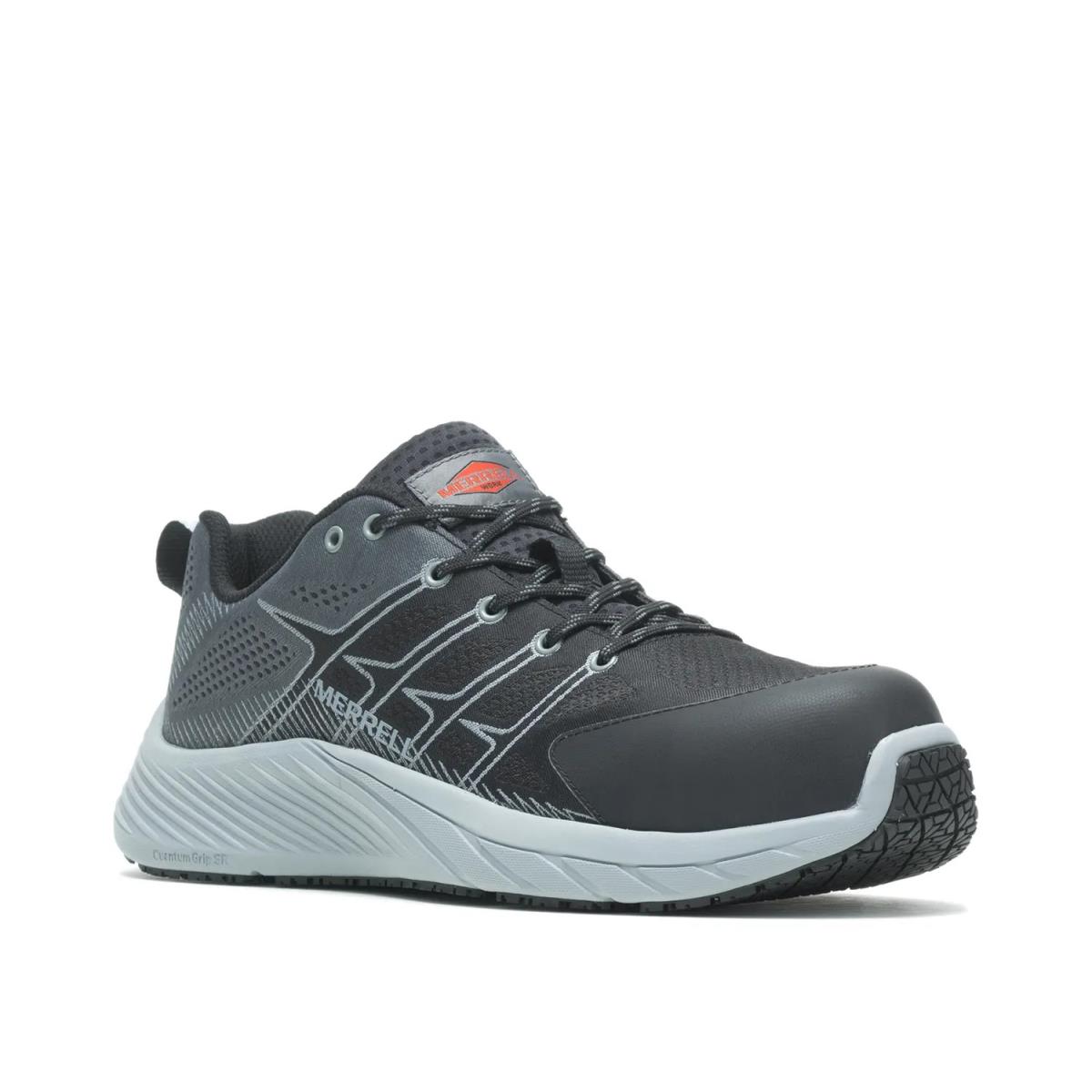 Man`s Athletic Sneakers Merrell Moab Flight CF Work Sneaker - Black