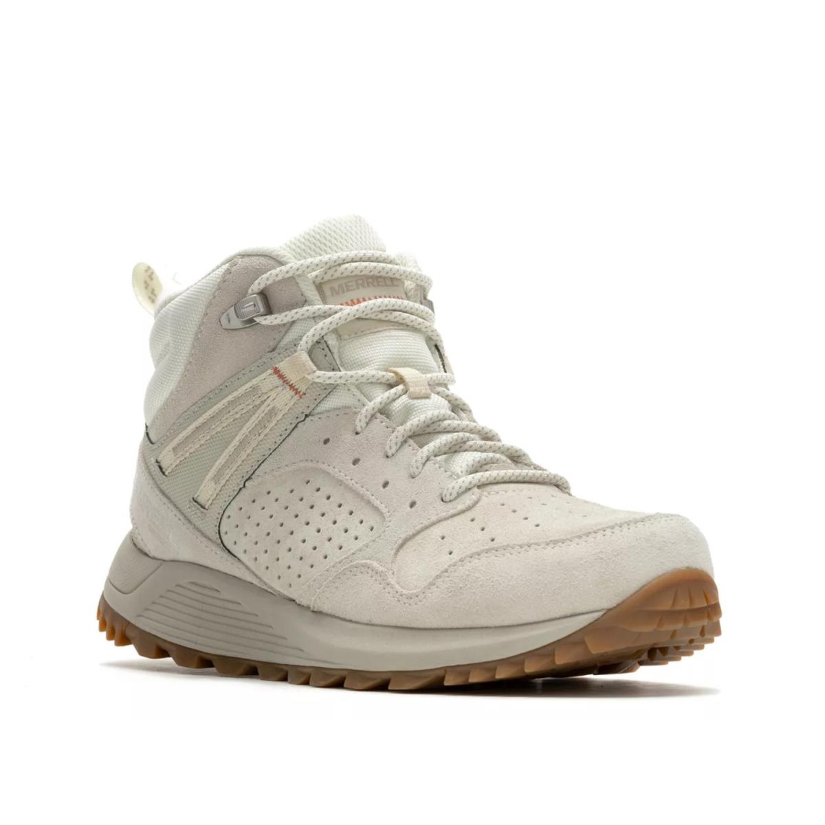 Woman`s Boots Merrell Wildwood Mid Sneaker Boot Off White