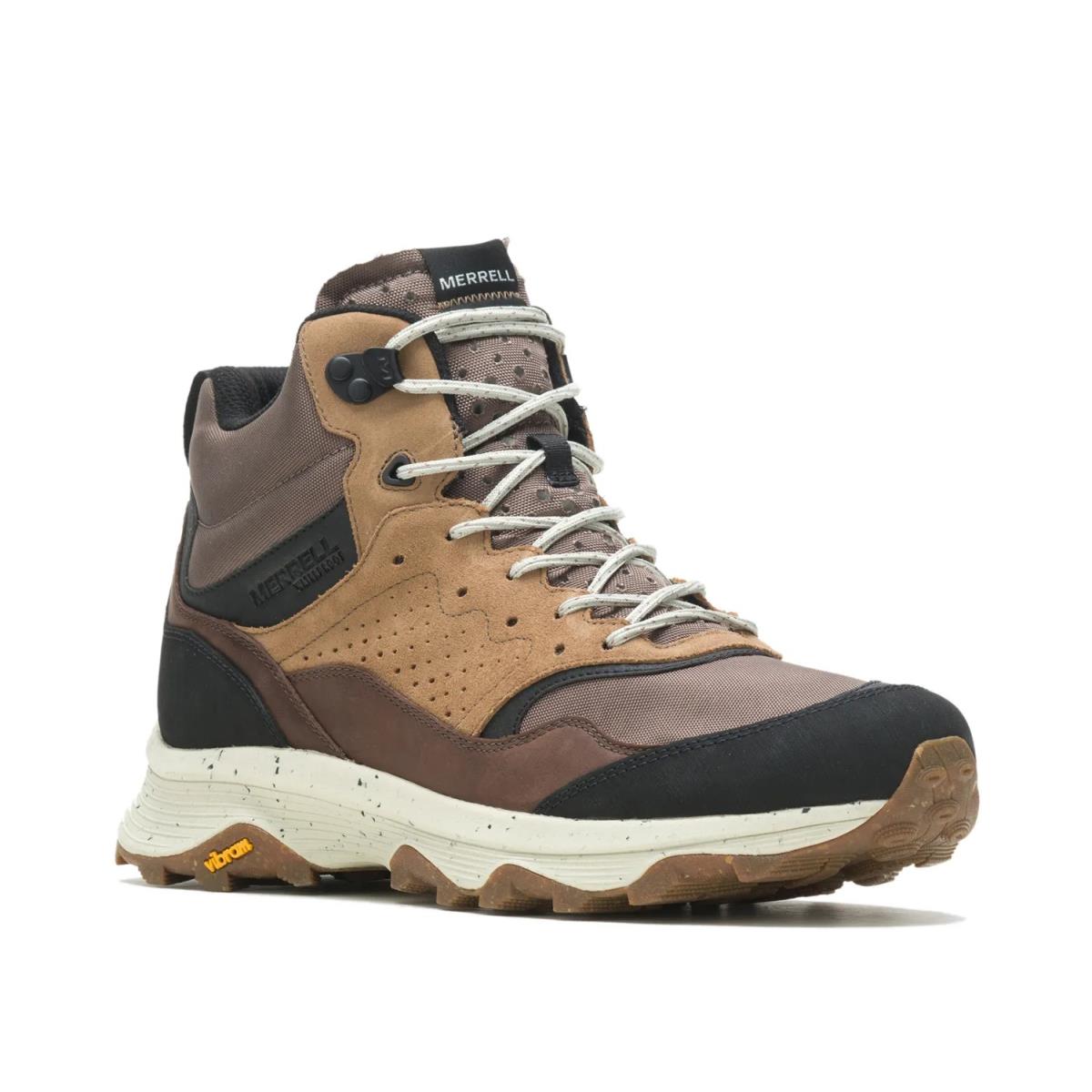 Man`s Boots Merrell Speed Solo Mid Boot Dark Brown