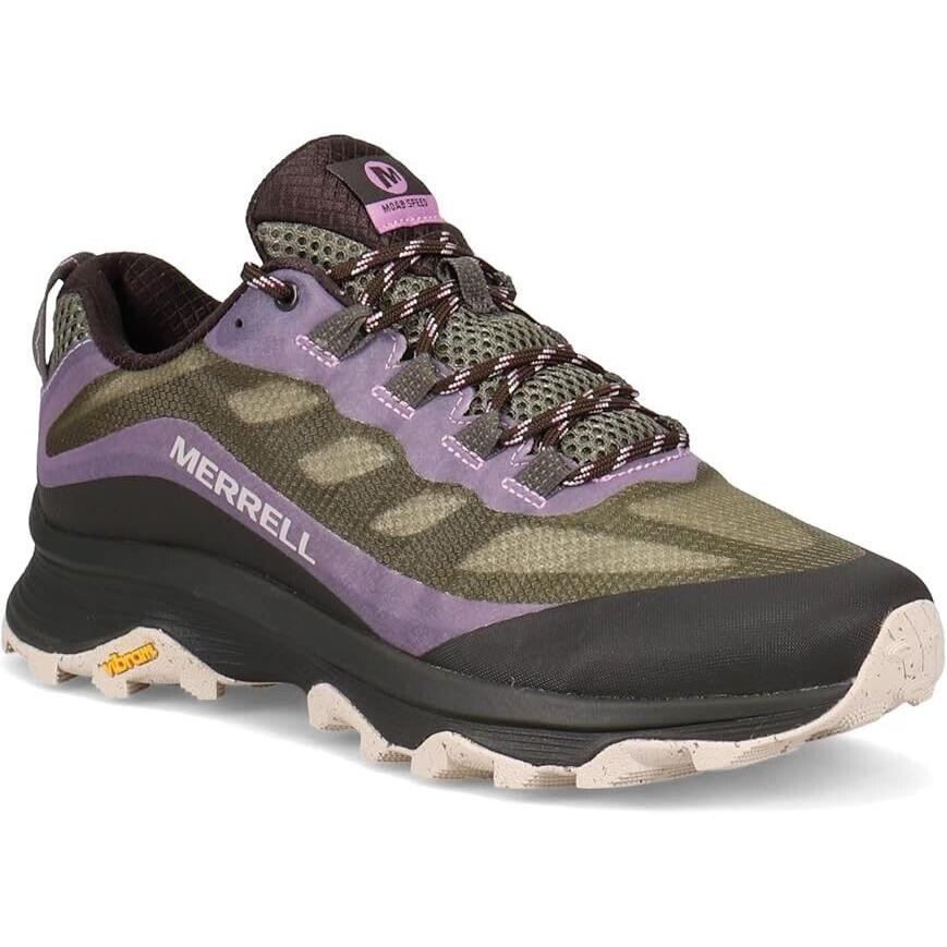 Merrell Moab Speed Hiking Shoe Women`s Lichen US 7 - Beige