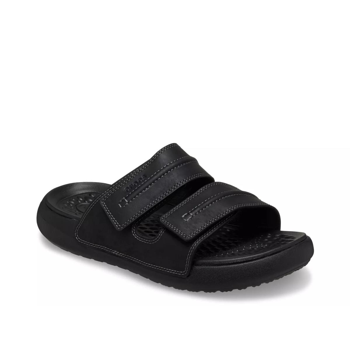 Man`s Casual Shoes Crocs Yukon Vista II Slide Sandal Black