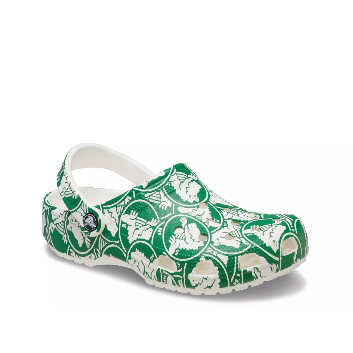 Woman`s Sandals Crocs Classic Clog Green Ivy