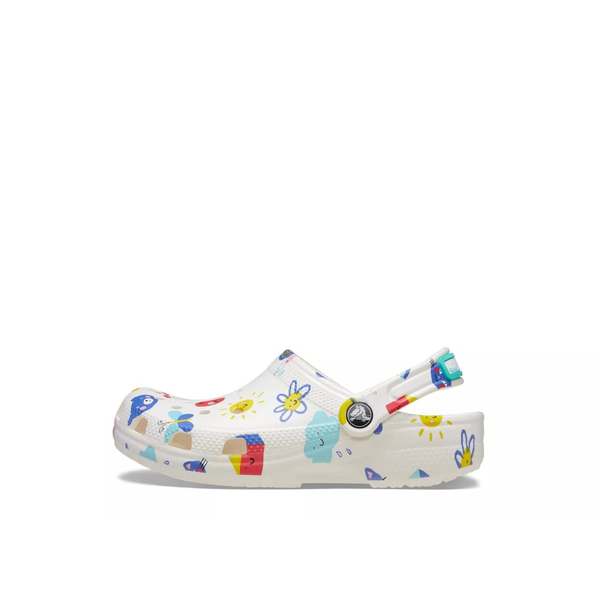 Crocs shoes  - White/Multicolor 8