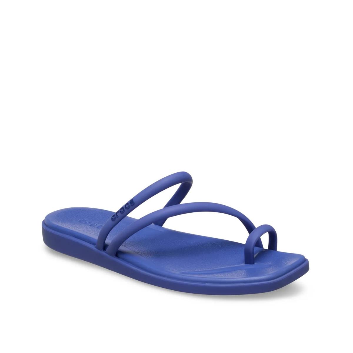 Woman`s Sandals Crocs Miami Toe Loop Sandal Sapphire Blue