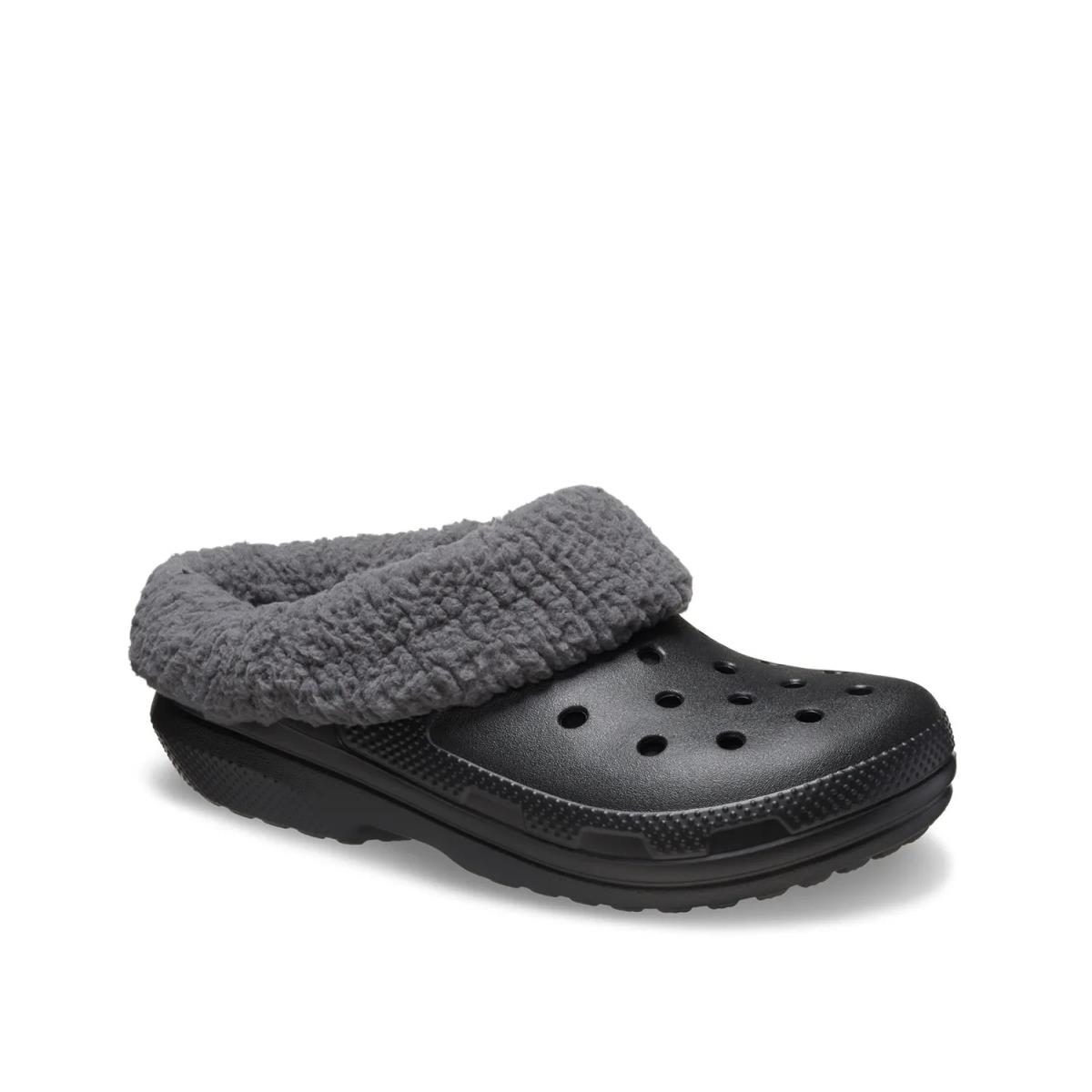 Woman`s Clogs Crocs Classic IV Blitzen Lined Clog Black/Multicolor