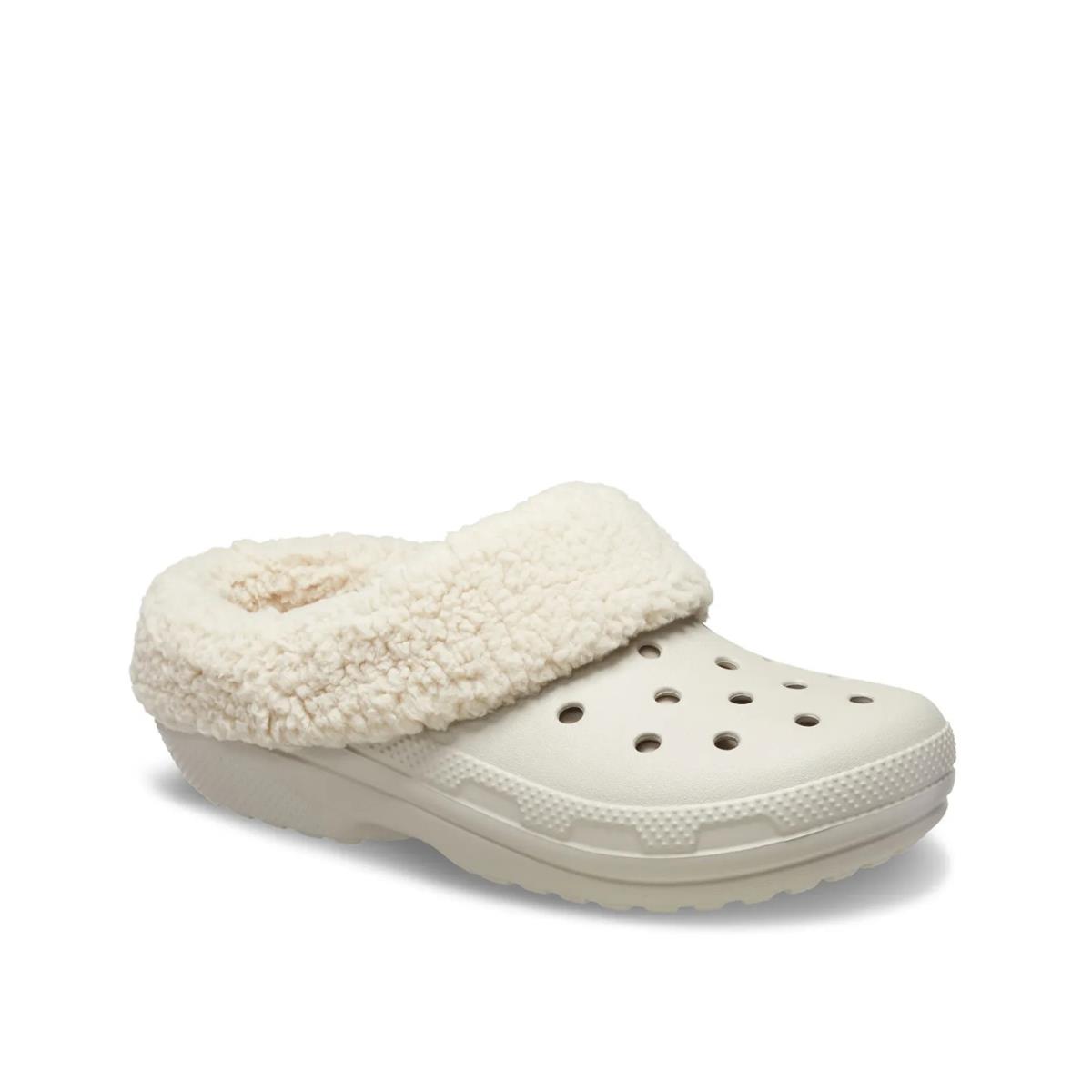 Woman`s Clogs Crocs Classic IV Blitzen Lined Clog Pumice