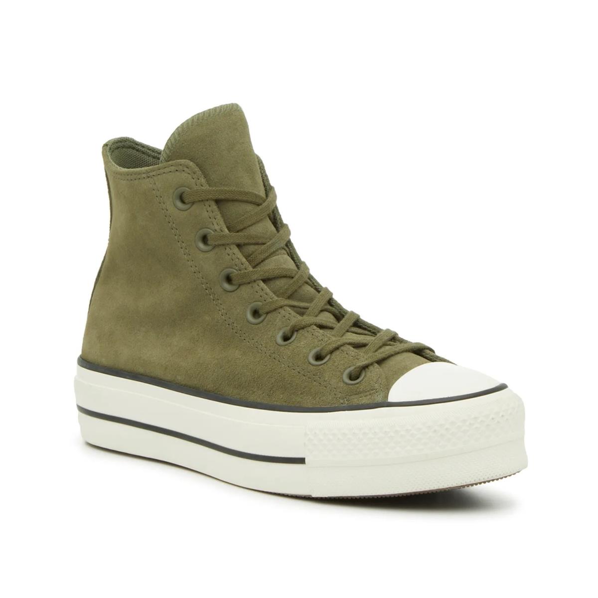 Woman`s Fashion Sneakers Converse Chuck Taylor All Star High Dark Green